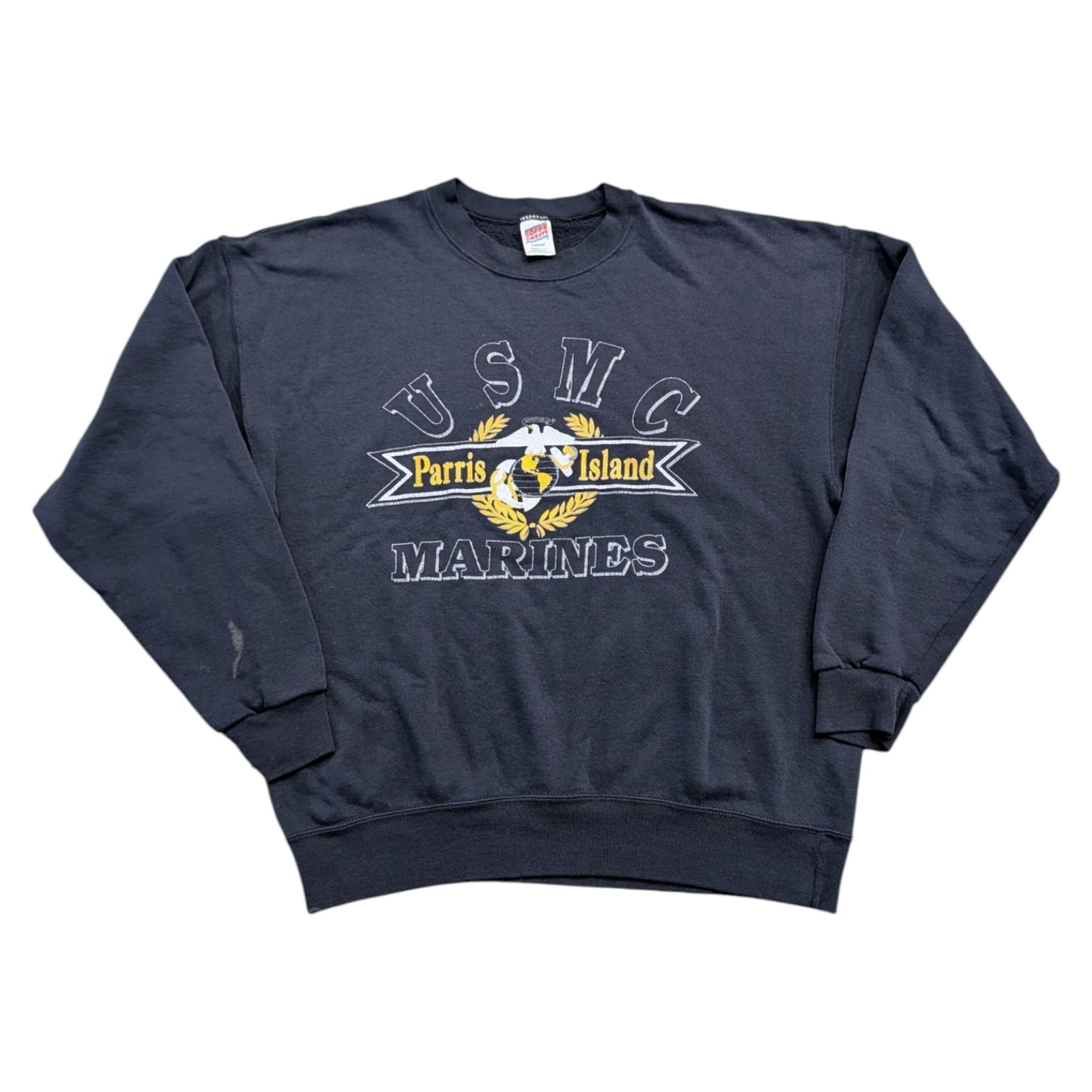 80s USMC Paris Island Marines Sweatshirt