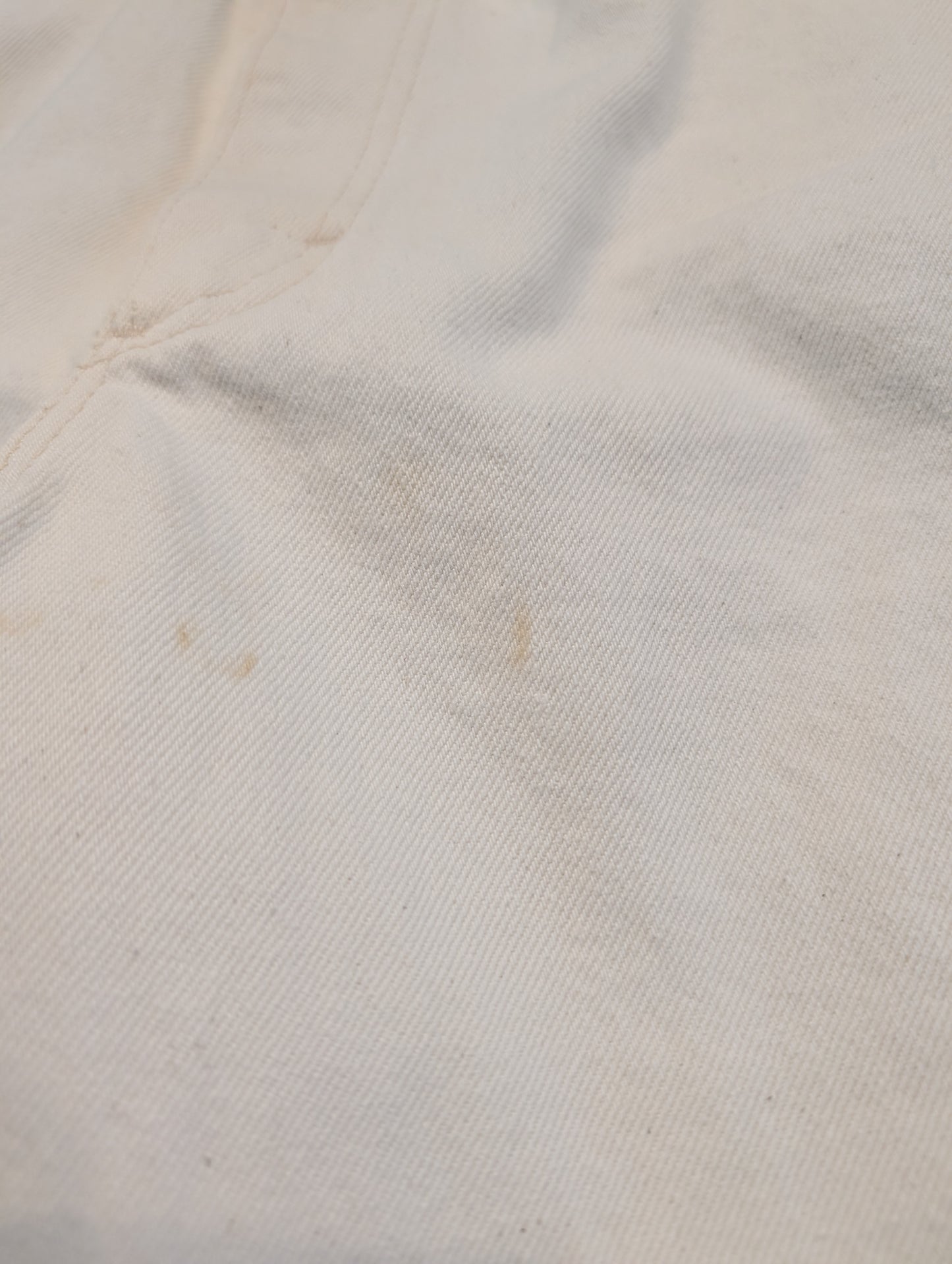 80s Womens LL Bean White Denim Jeans