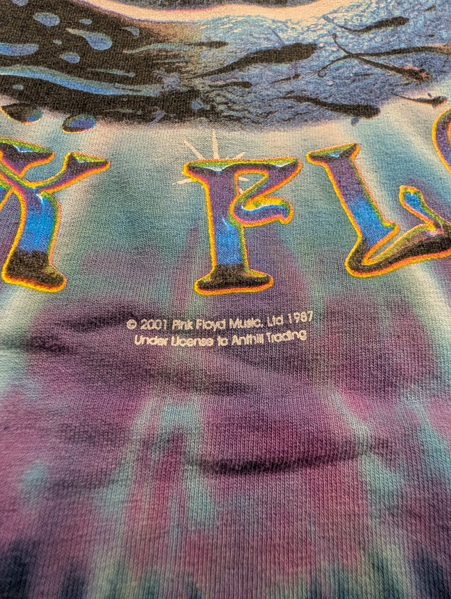 2001 Pink Floyd Tie Dye T-Shirt