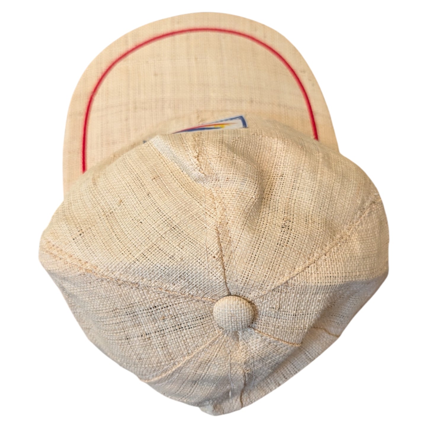 80s/90s Philippines Straw Baseball Cap