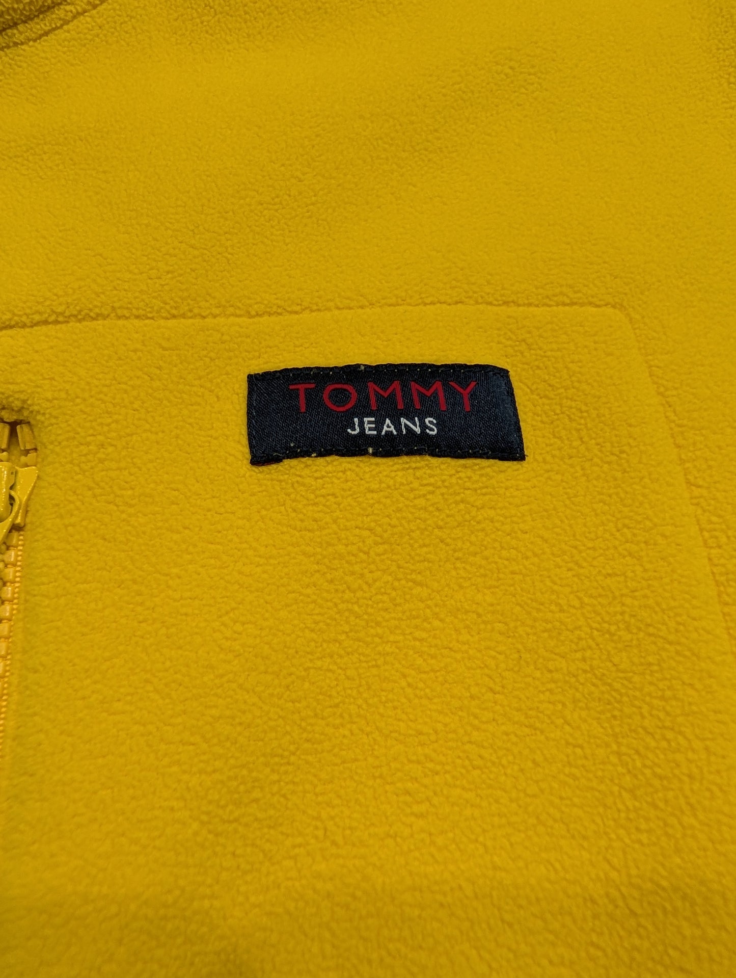 Y2K Tommy Hilfiger Yellow Fleece Vest