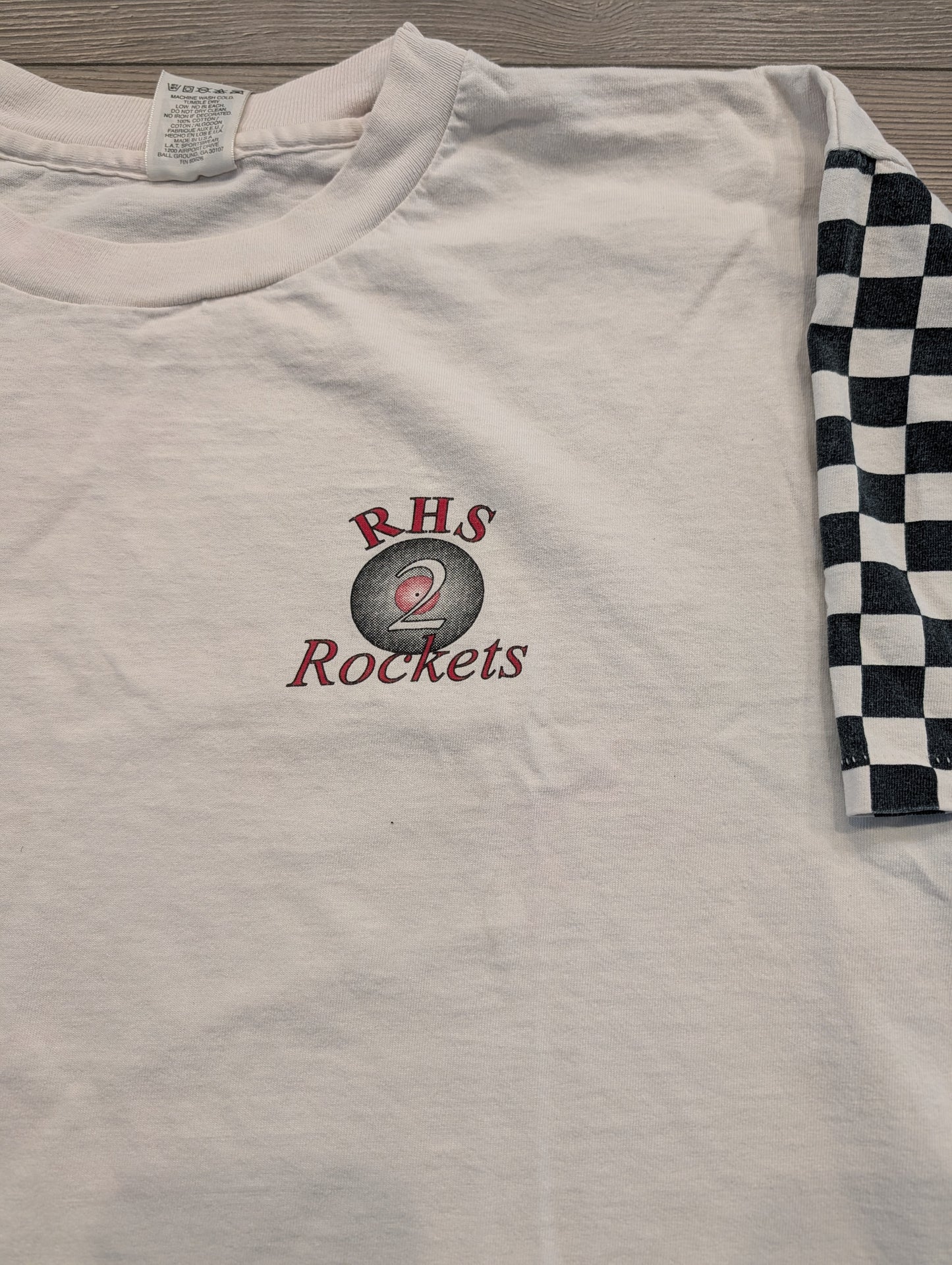 90's RHS 2 Rockets Cropped top t shirt