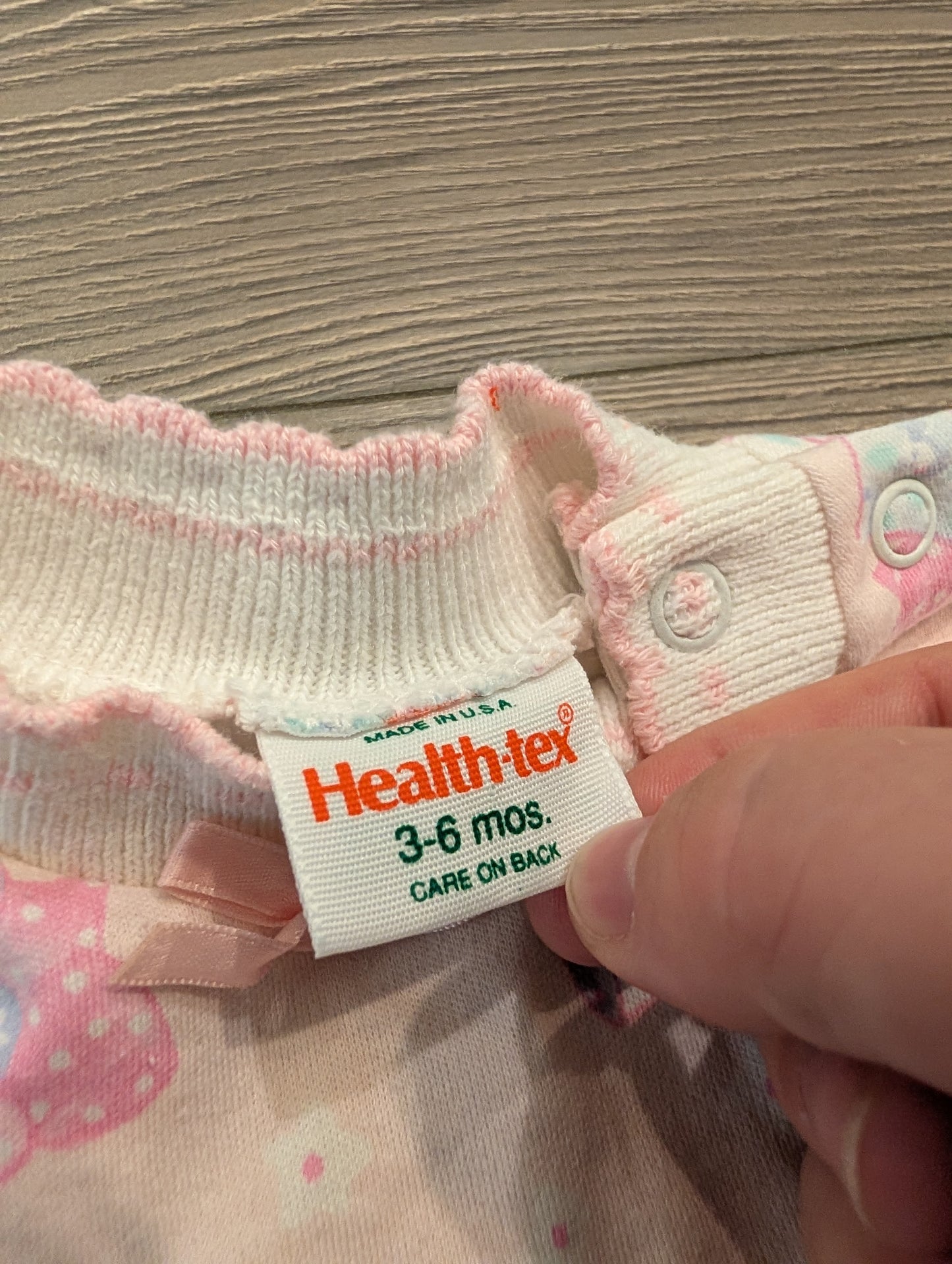 90s Youth Health-tex Puppy and Hearts One Piece