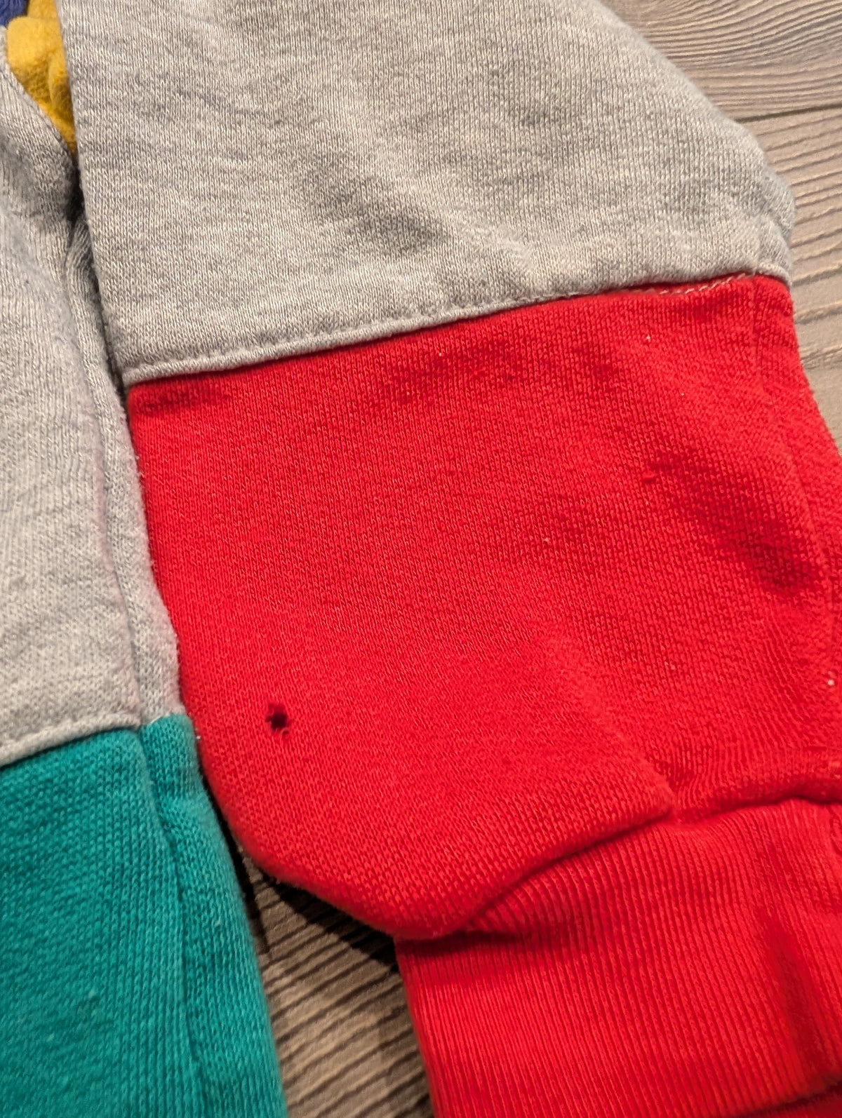 80s/90s Youth Colorblock Crewneck Sweatshirt