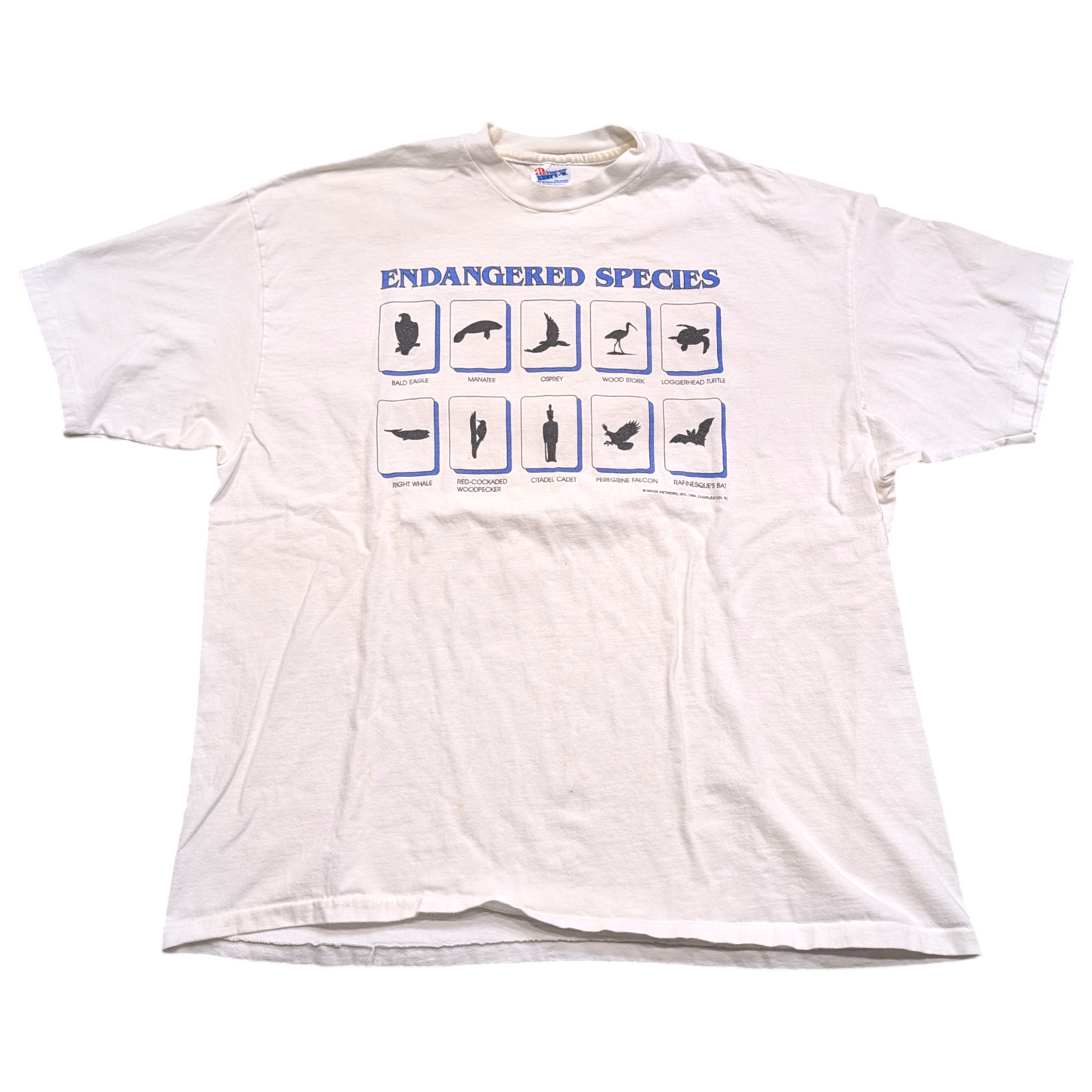 1994 Endangered Species Citadel Cadet Humor T shirt