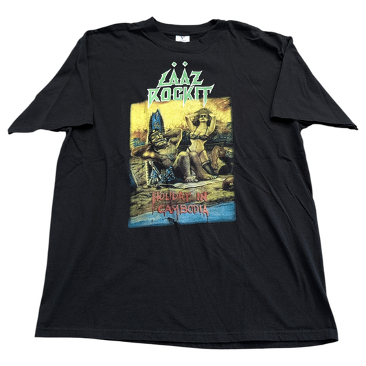Y2K Laaz Rockit Holiday in Cambodia Metal T shirt