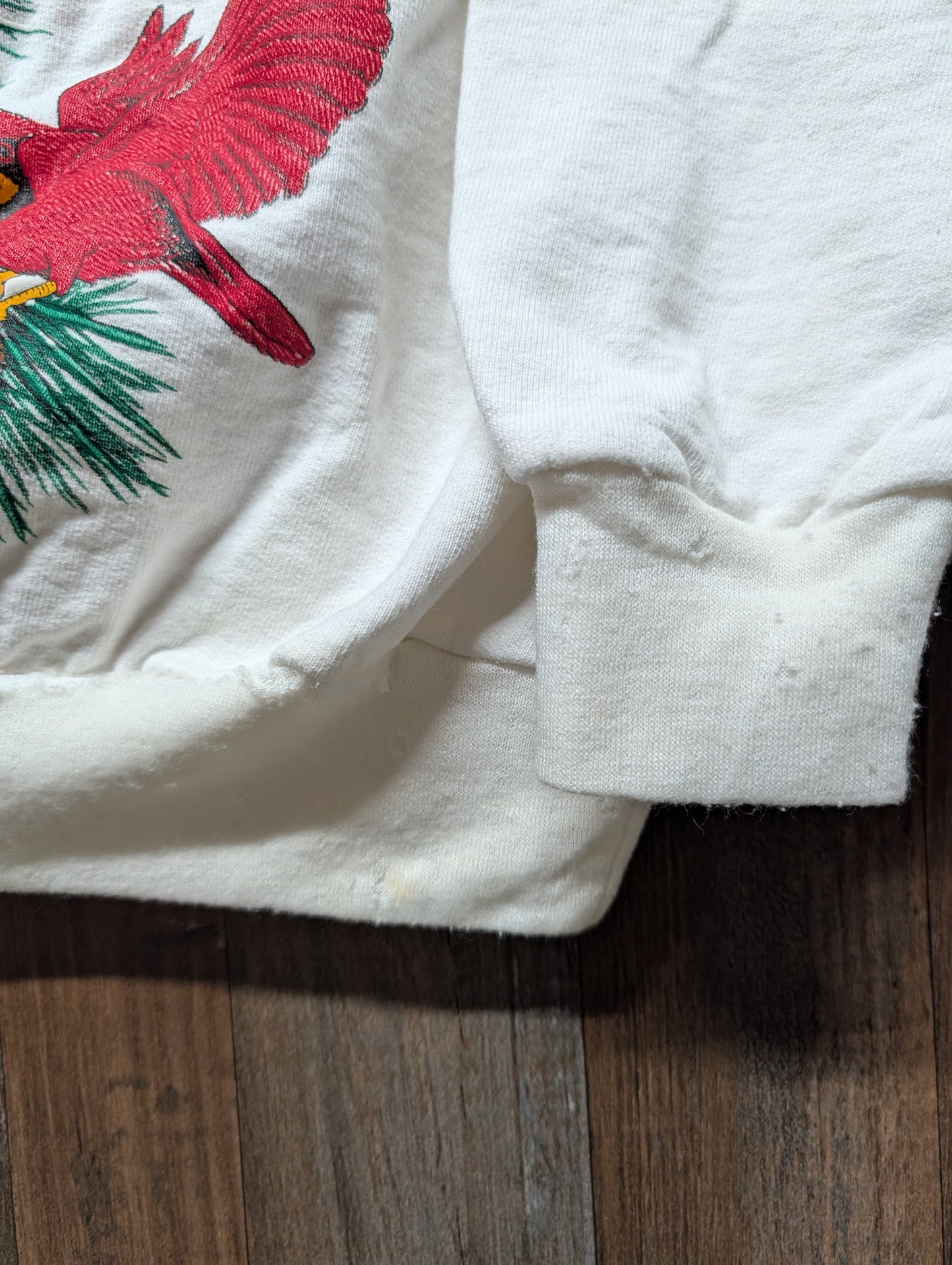 80s / 90s Winter Cardinal Granny Crewneck Sweatshirt