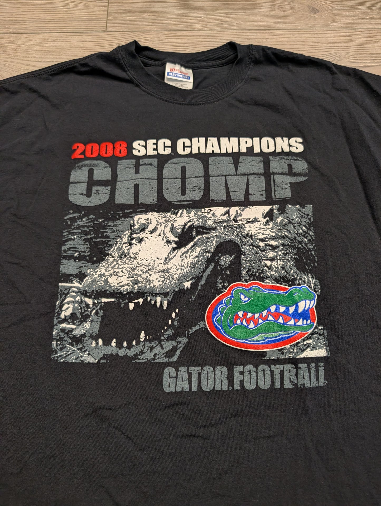 2008 SEC Champions Chomp Gator Football T-shirt