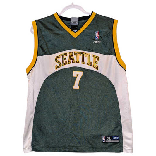 Y2K Seattle Super Sonics Rashard Lewis Jersey