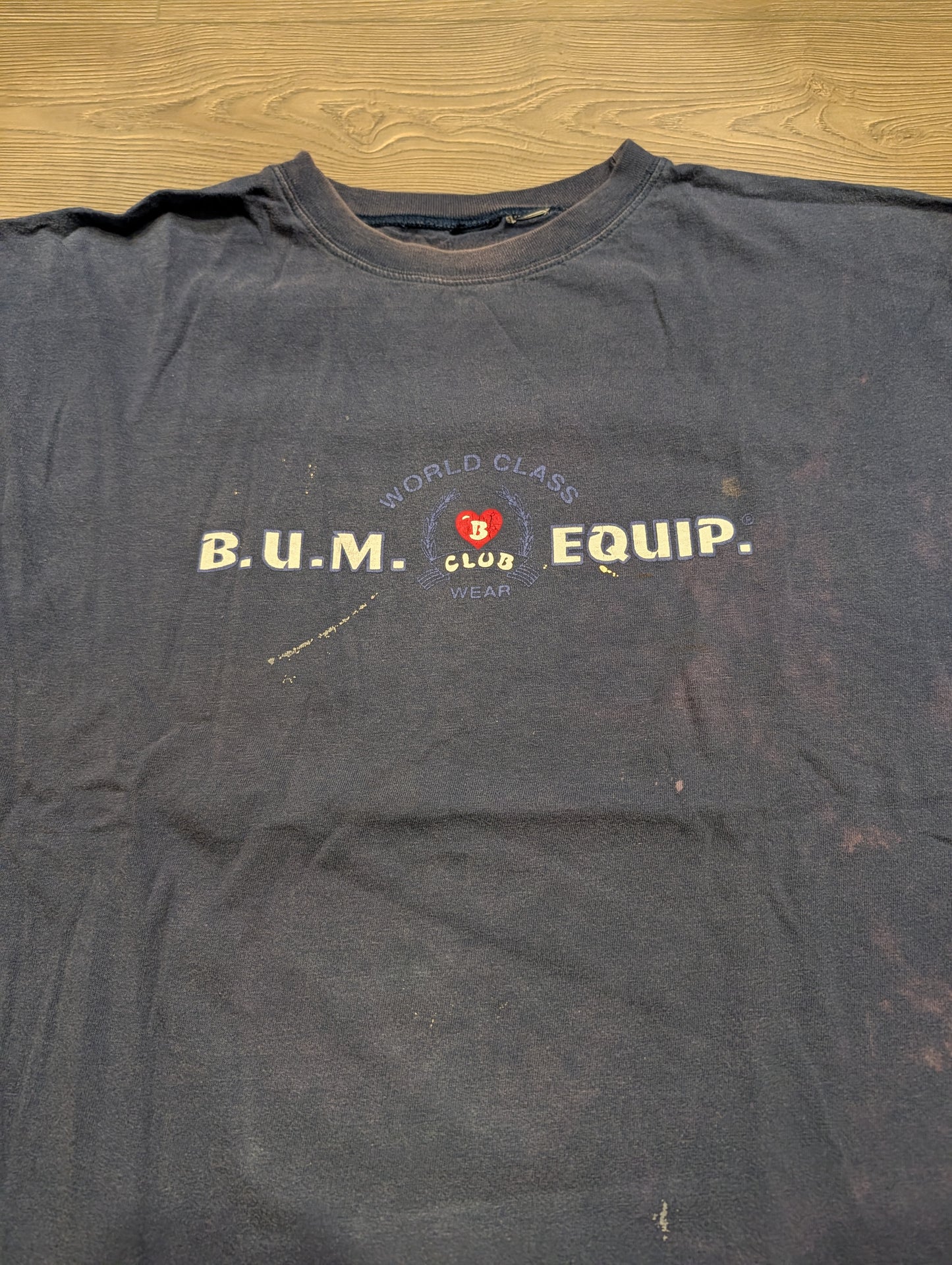 90's World Class B.U.M. Club Equipment t shirt