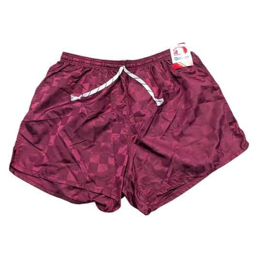 80s NWT Checkered Nylon Athletic Shorts