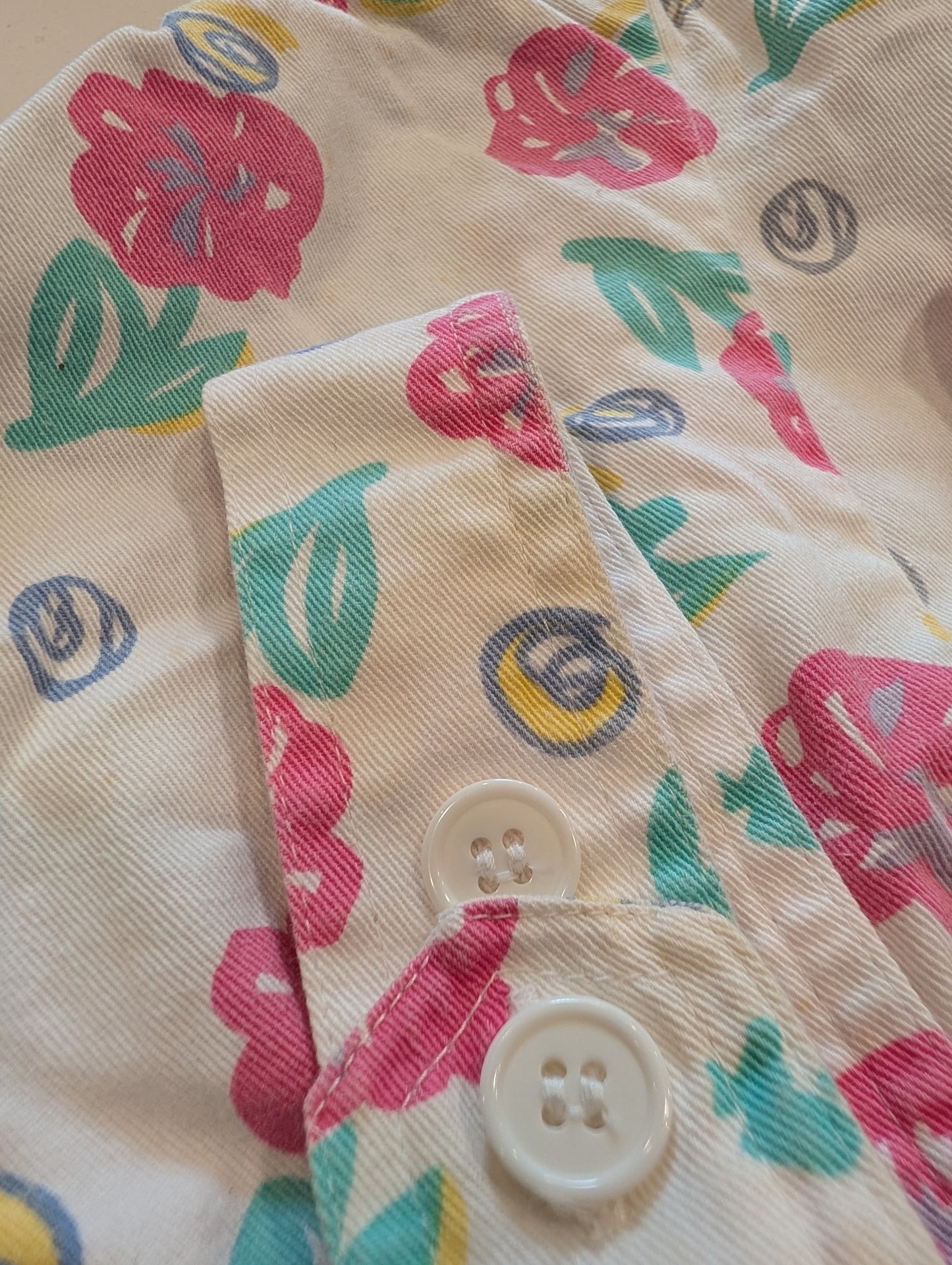 90's Youth Baby AOP Flower Summer Romper