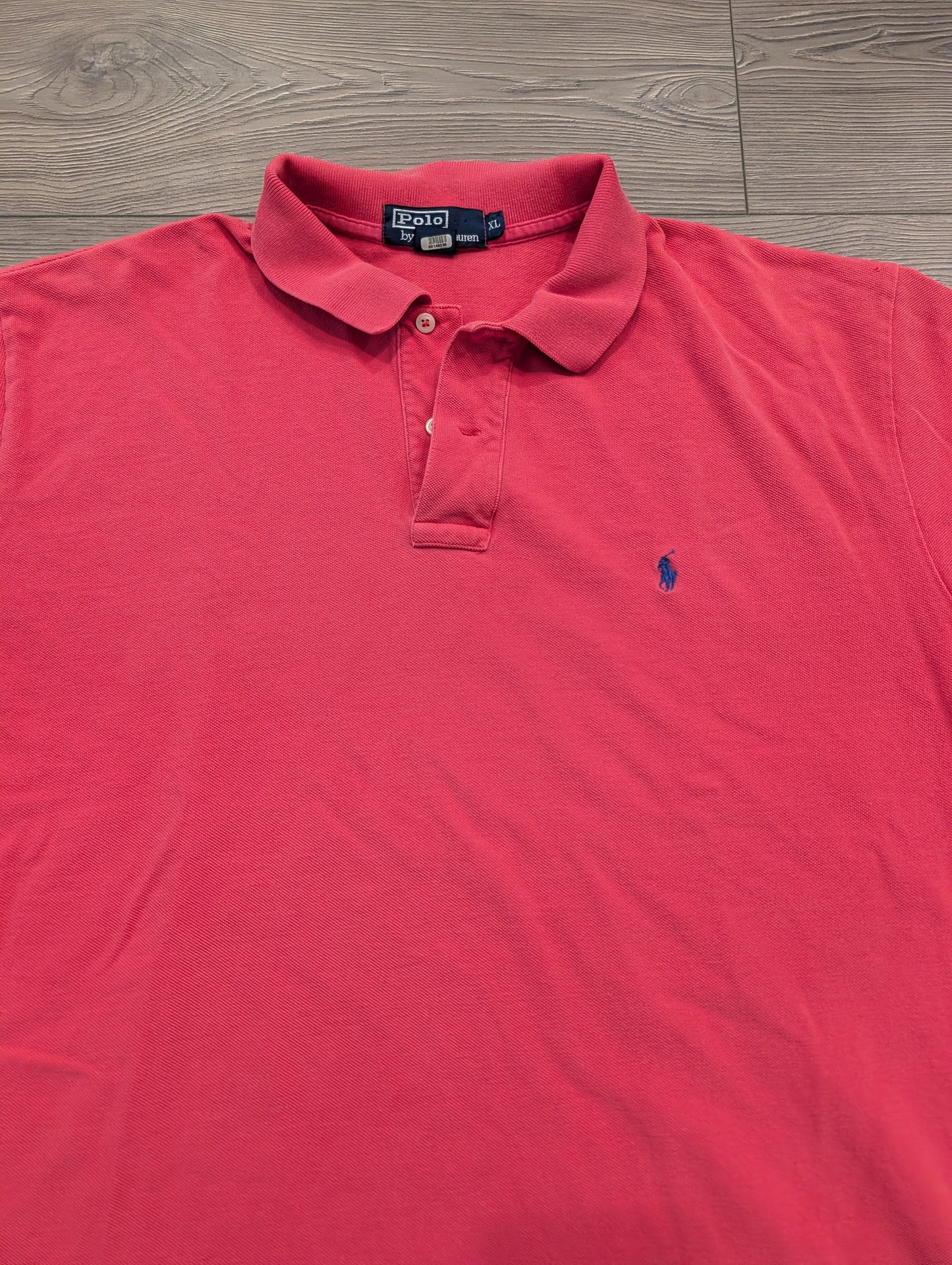 90s Solid Red Ralph Lauren Polo Short Sleeve Shirt