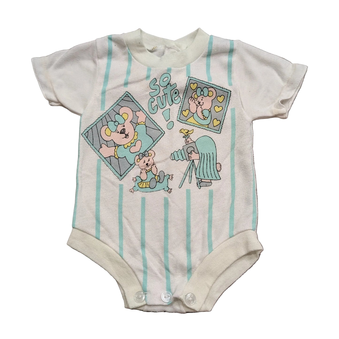90's Youth Baby So Cute Teddy Onesie