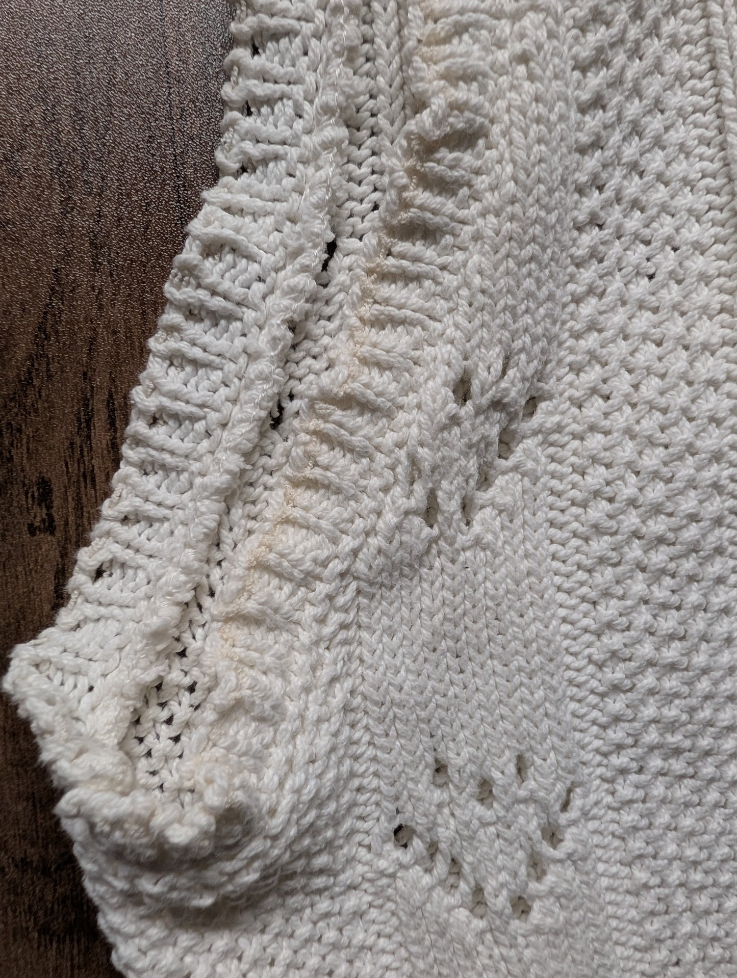 90s Knit Sleeveless Cardigan Sweater