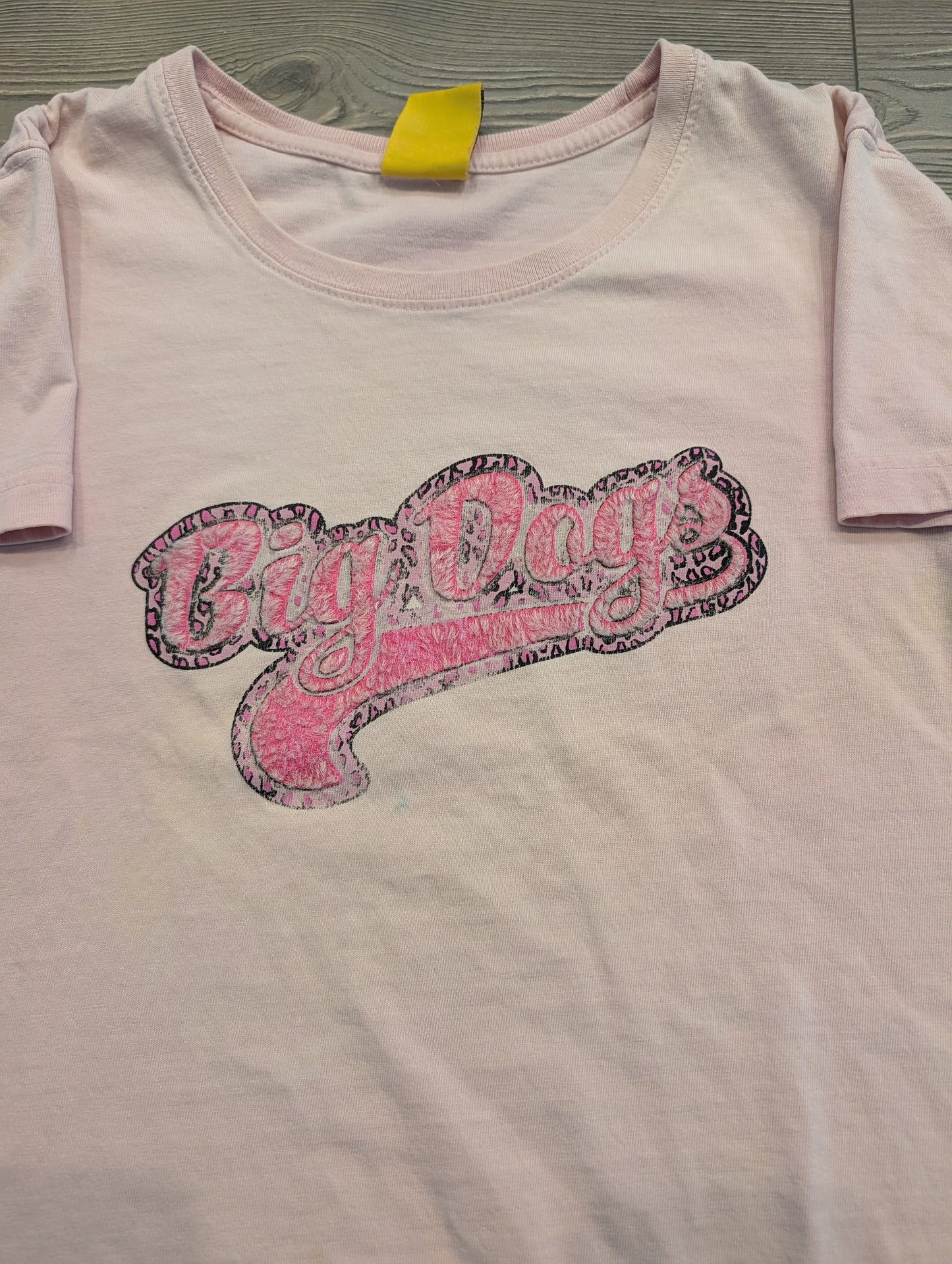Y2K Big Dogs Girly Cropped style t shirt