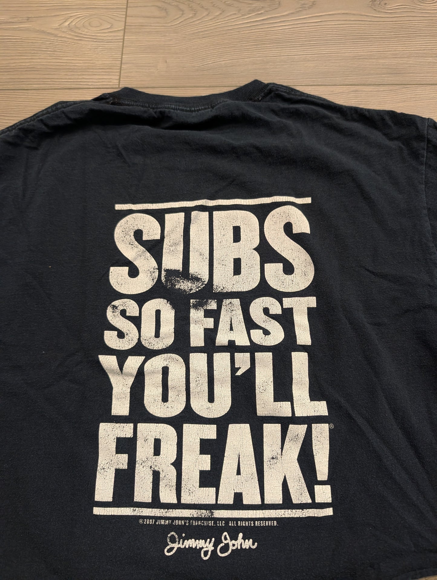 2007 Jimmy John's Gourmet Sandwich Promo T-shirt