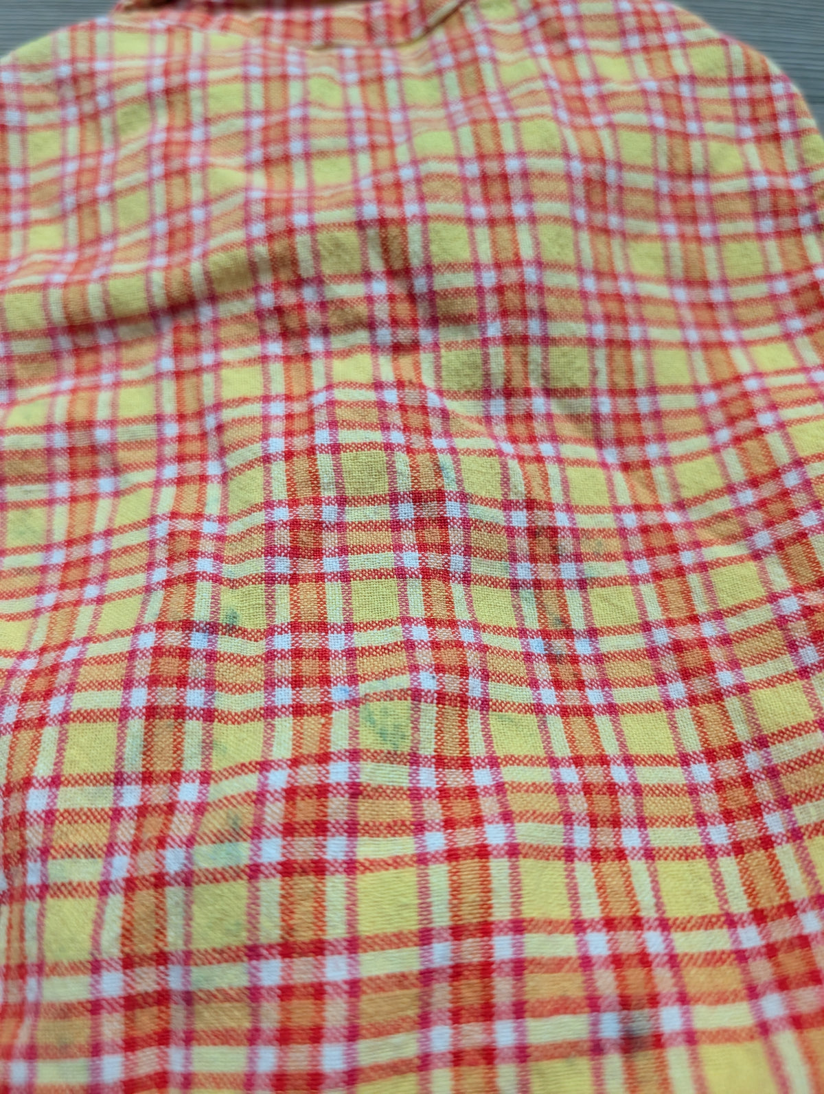 Y2K Youth Plaid Daisy Duke Style Tied Shirt
