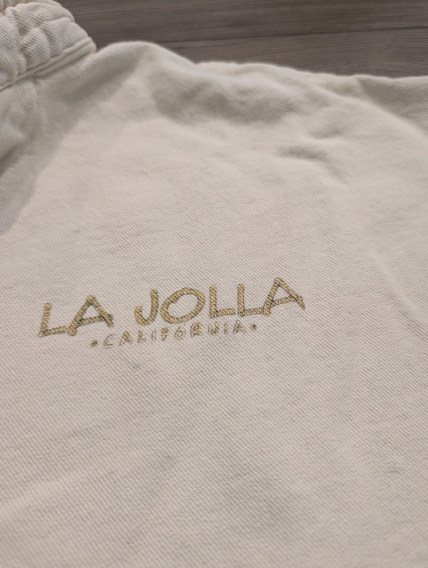 90s La Jolla California Golf Canvas Long-sleeve Pullover Top