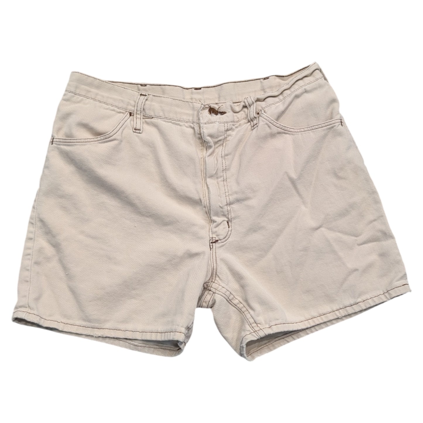 70s Maverick Soft Cream Twill Shorts
