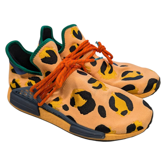 2022 Adidas NMD Hu Pharrell Animal Print Amber Sneakers