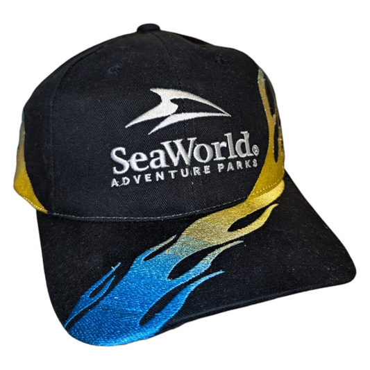 90s Sea World Flame hat