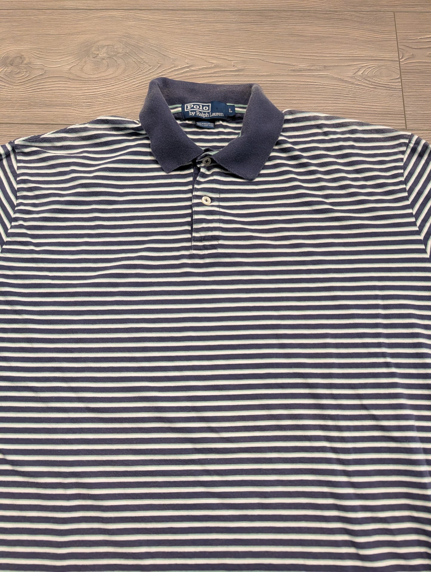 90s Nautical Striped Polo by Ralph Lauren