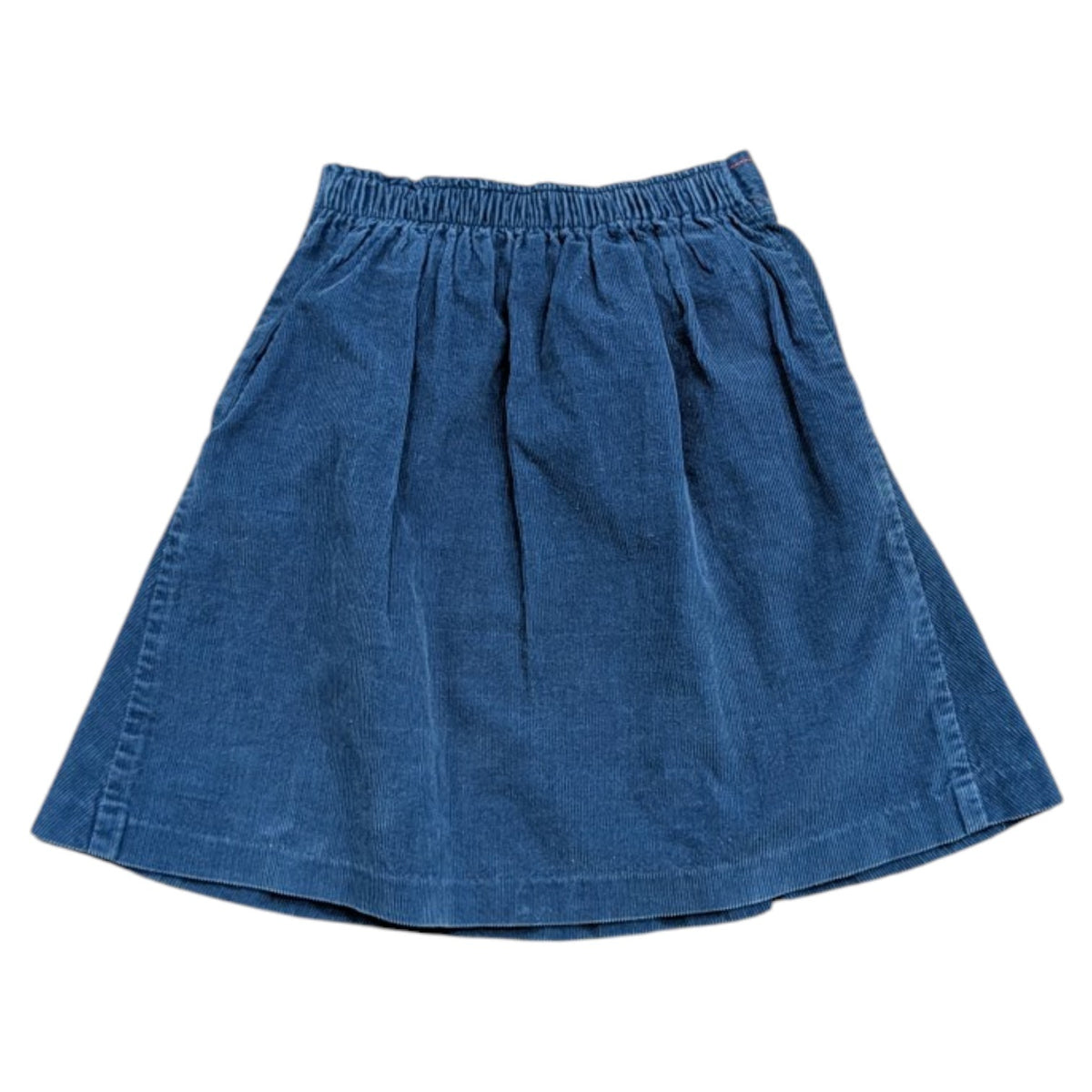 70s/80s Youth Blue Courdoroy A line Skirt