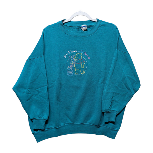 90s Best Friends Winnie the Pooh Crewneck Sweatshirt