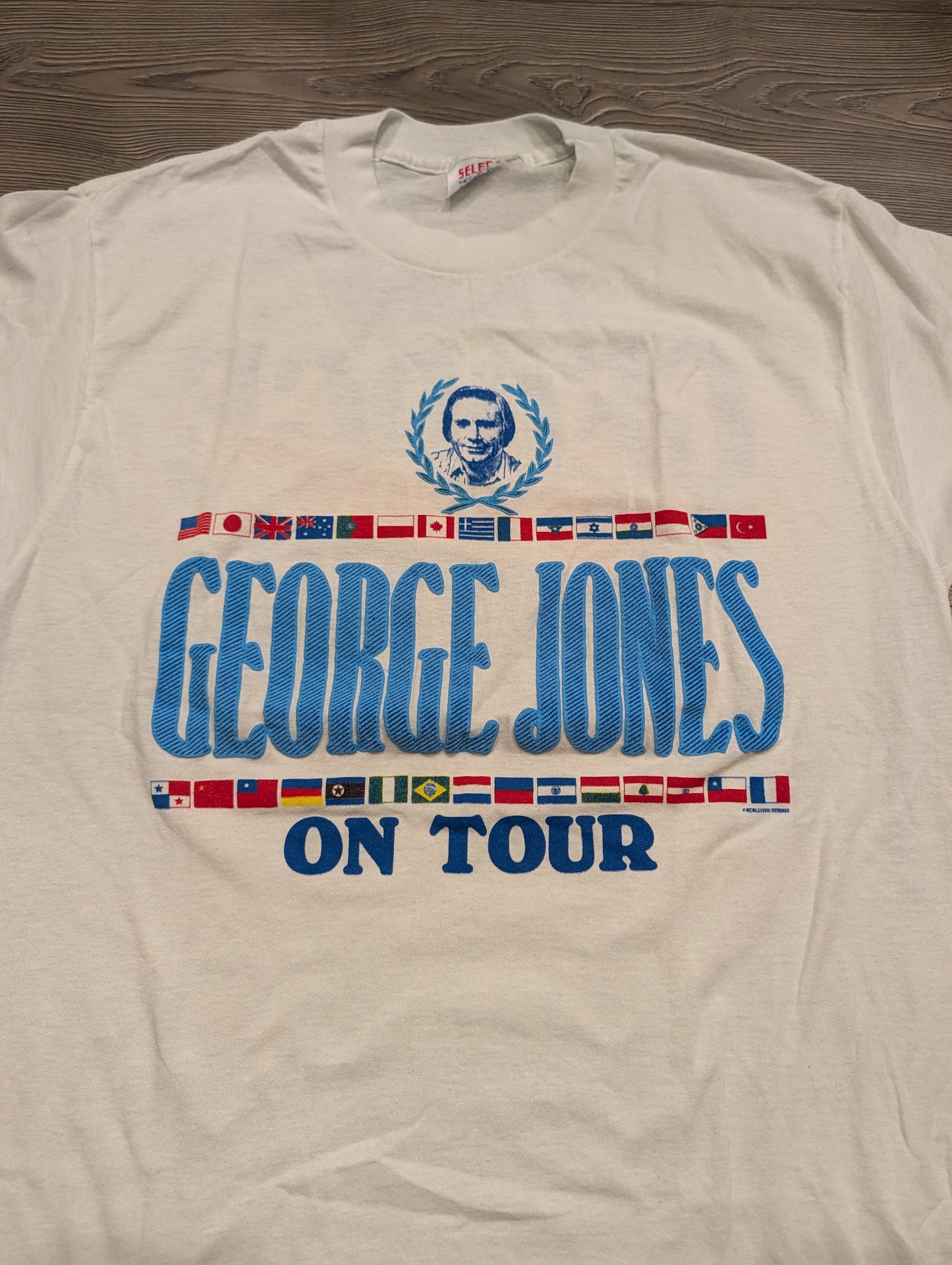 1988 George Jones on Tour T shirt