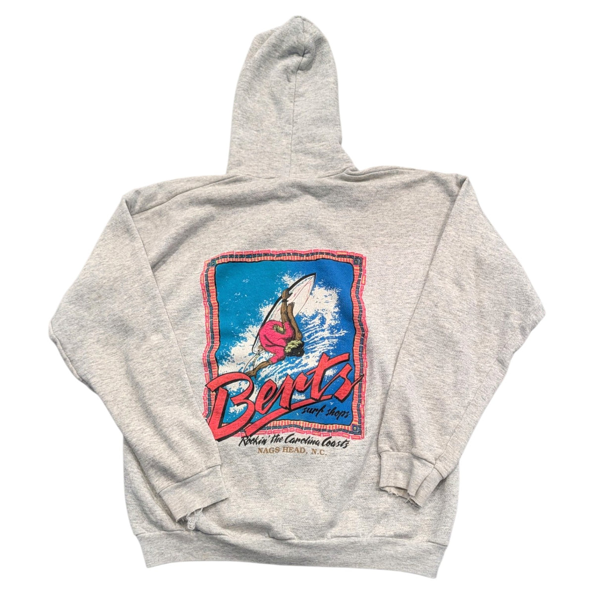 80s Bert's Surf Shop Zip-Up Hoodie