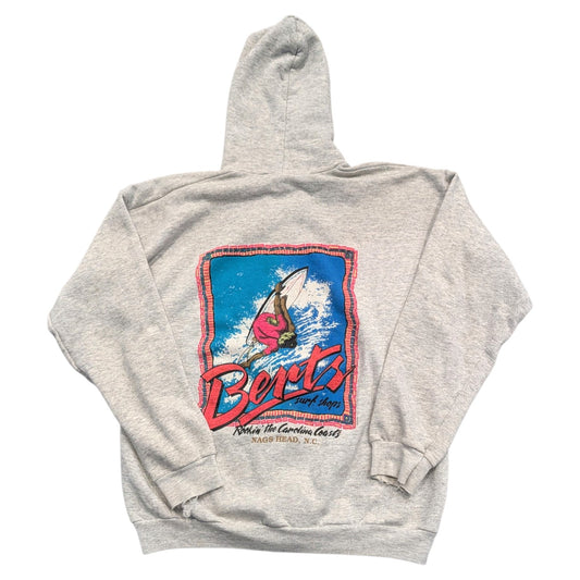 80s Bert's Surf Shop Zip-Up Hoodie