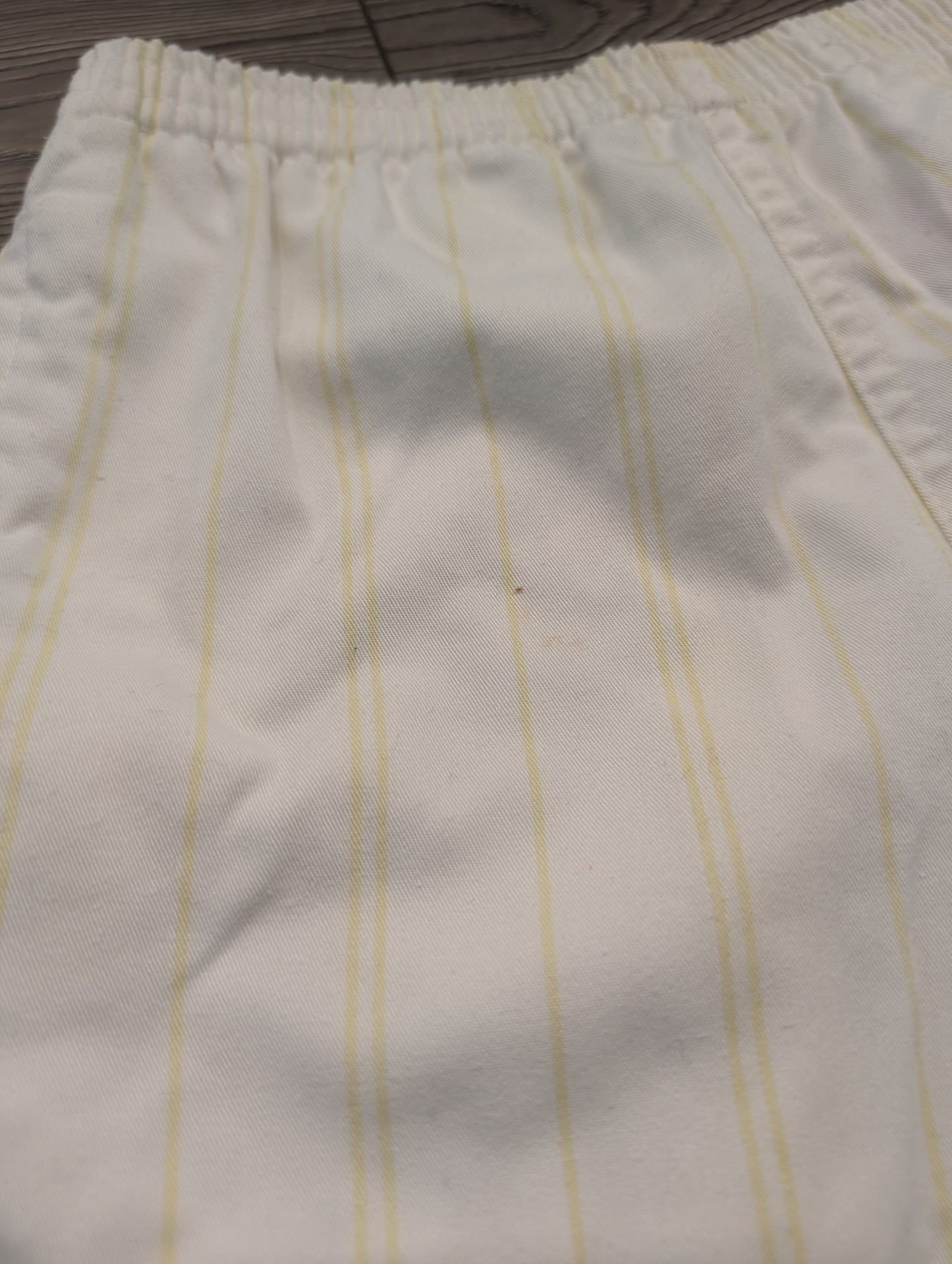 90s Youth Yellow Pinstriped Shorts
