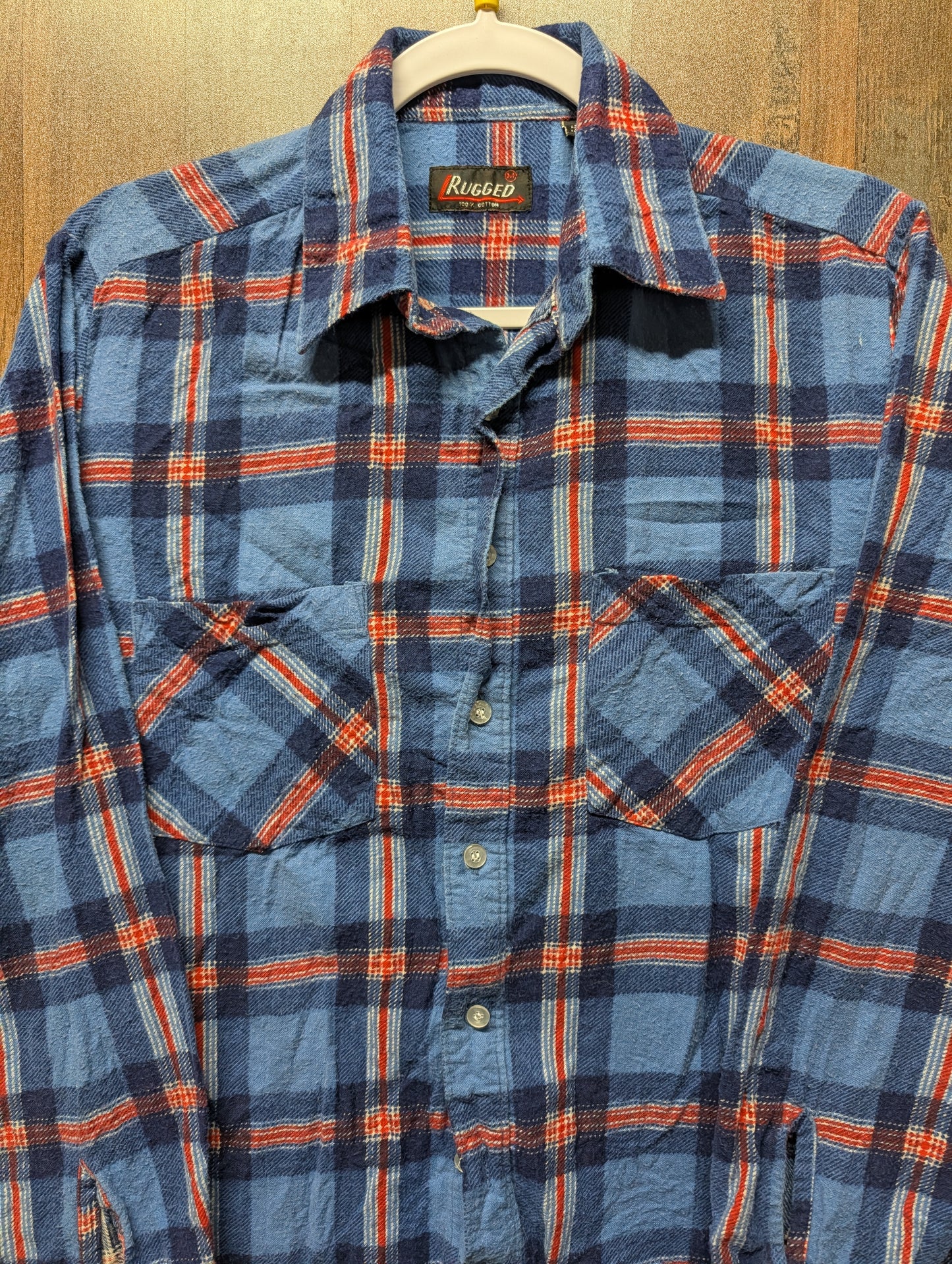 90s / Y2K Rugged Flannel Button Up Shirt