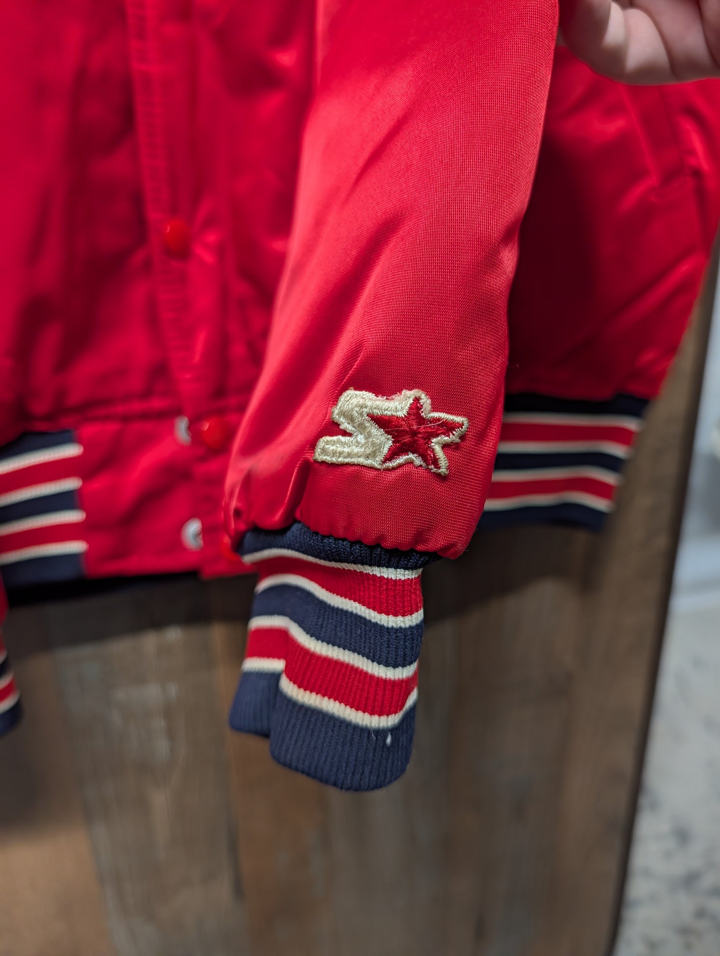 80s St Louis Cardinals MLB Starter Satin Bomber Jacket