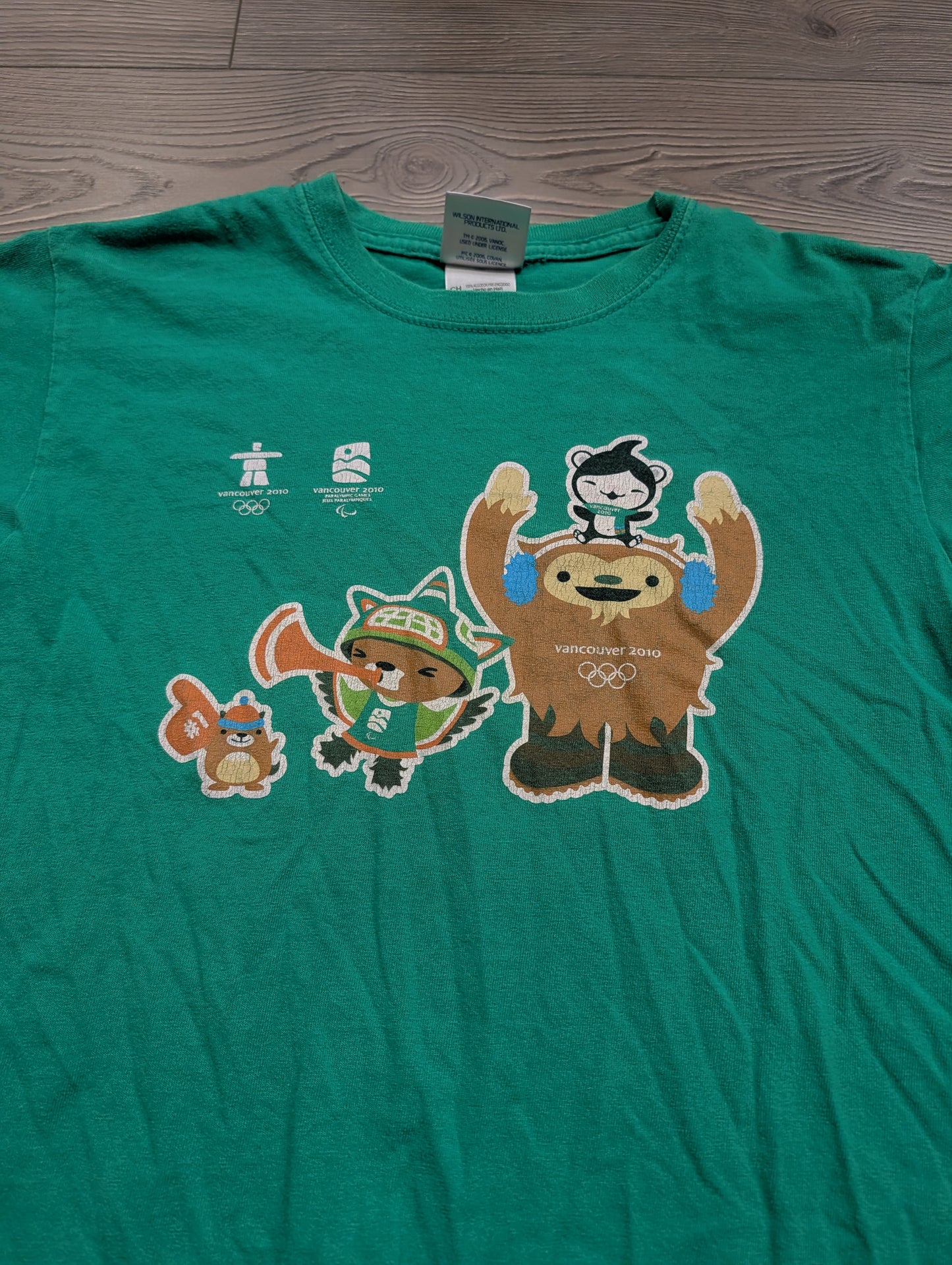 2010 Youth Vancouver Olympic Mascots T shirt