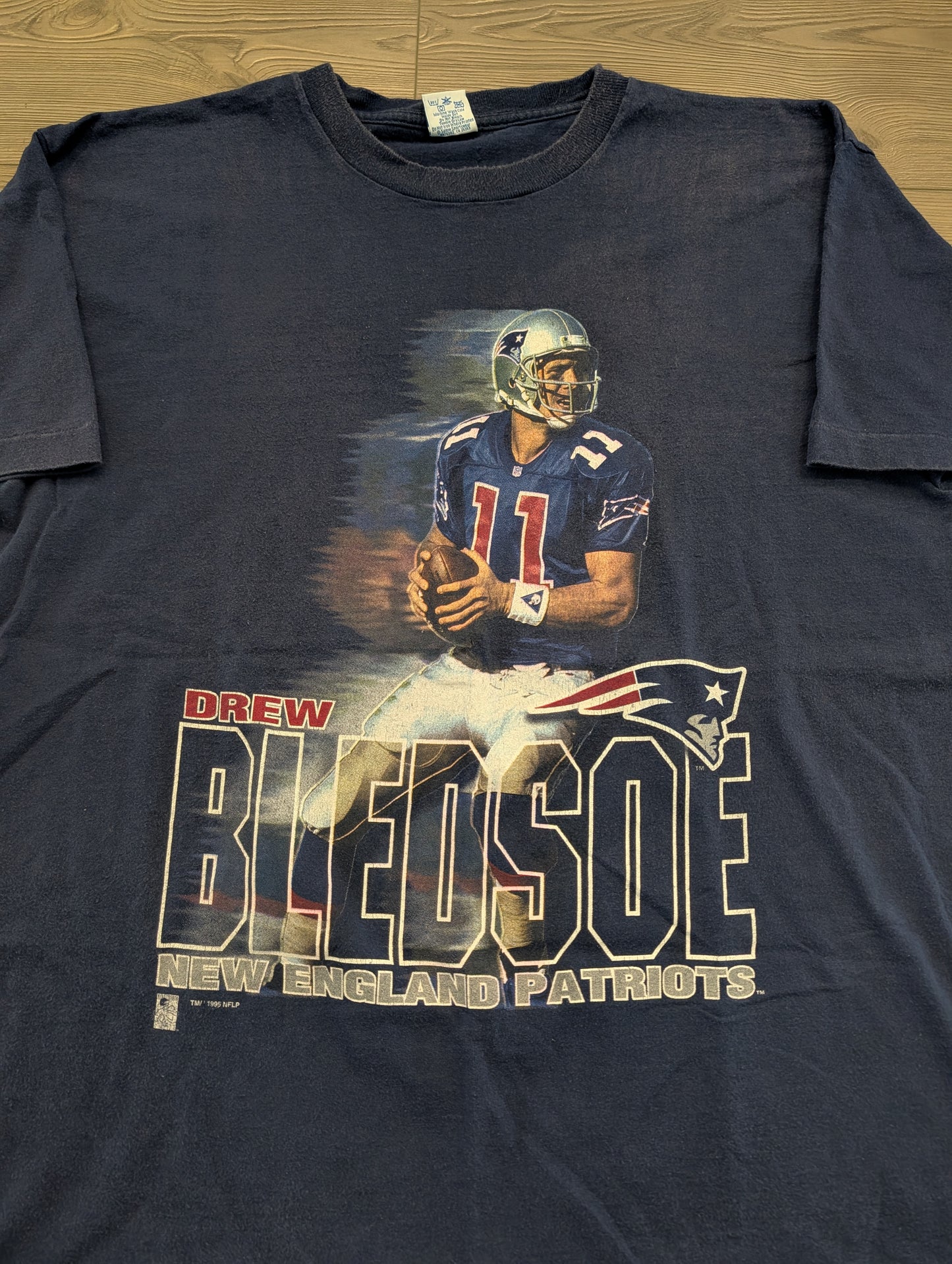 1995 Drew Bledsoe New England Patriots T shirt