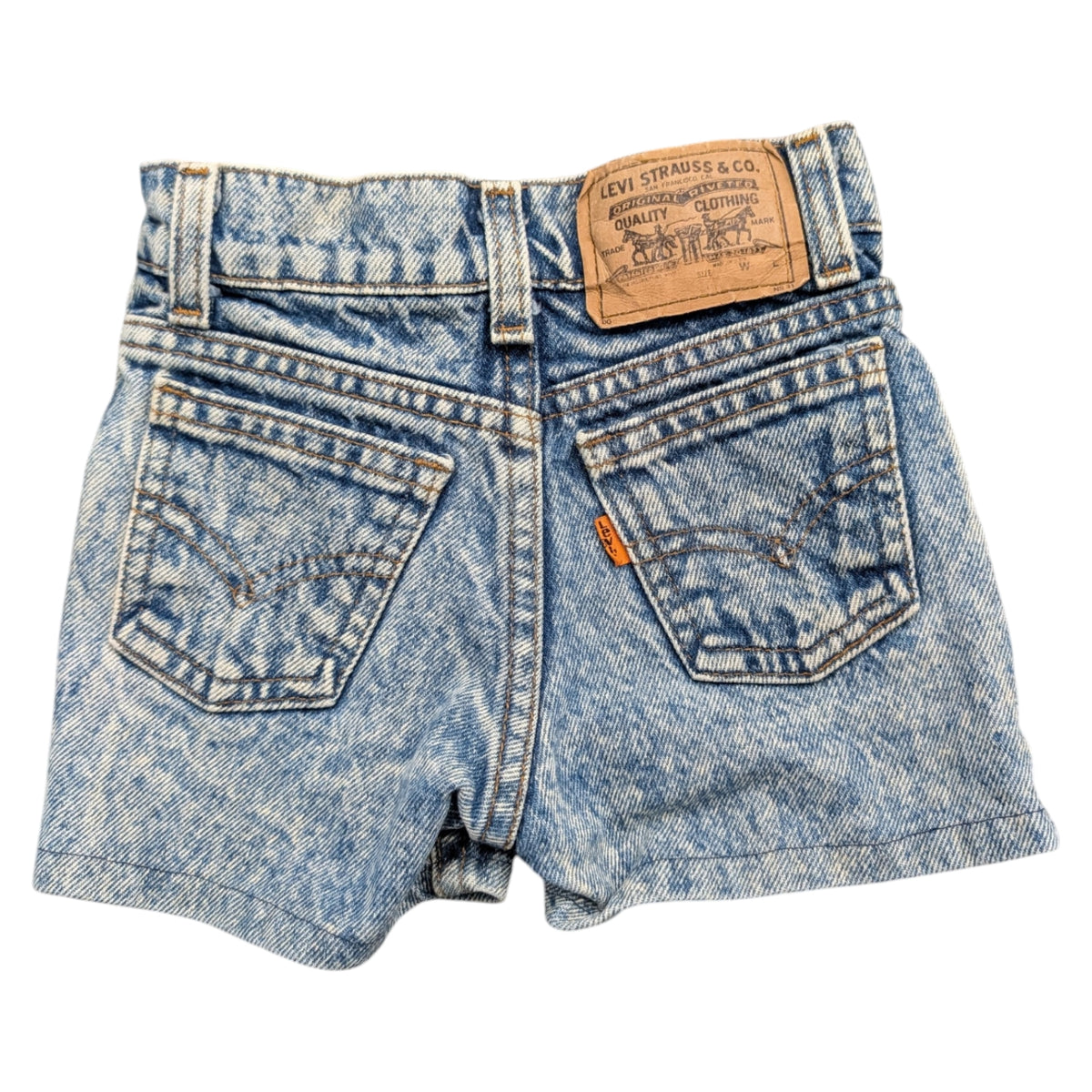 80s Youth Levis Acid Washed Jean Shorts