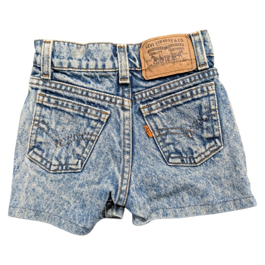 80s Youth Levis Acid Washed Jean Shorts