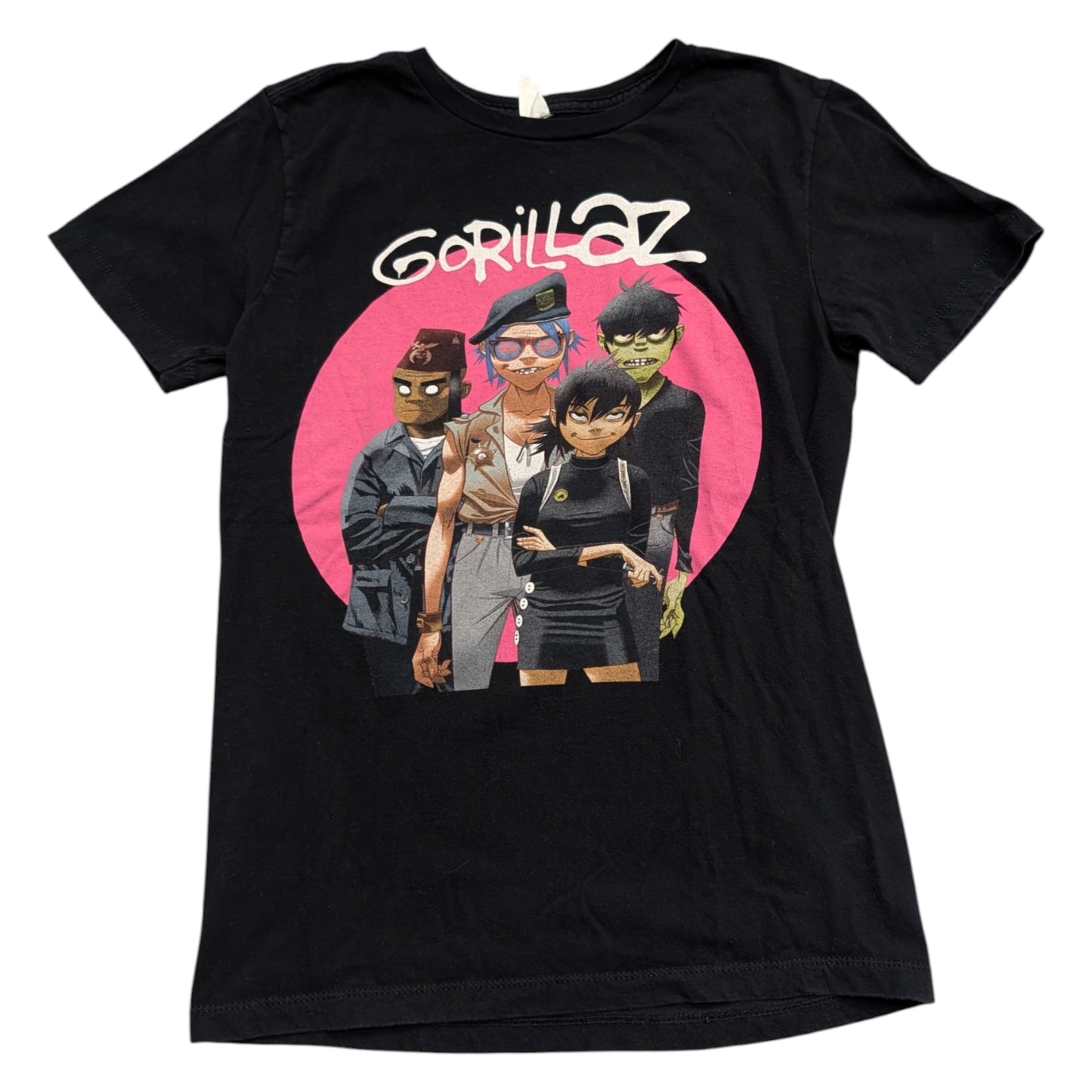 Mid 2000s Women's Gorillaz Band Short Sleeve T Shirt