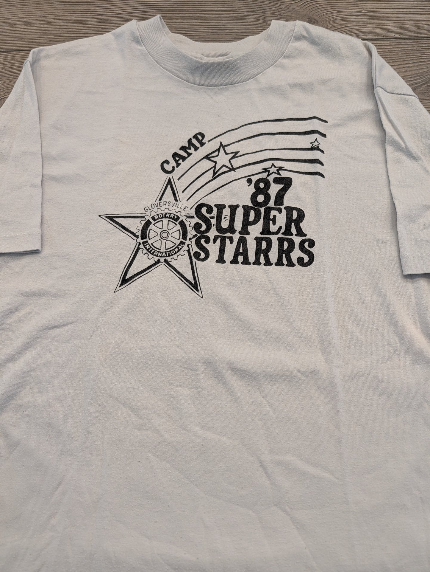 1987 Camp Super Starrs T shirt