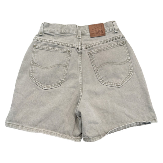 Women's 90s Lee Riveted Khaki Denim Shorts