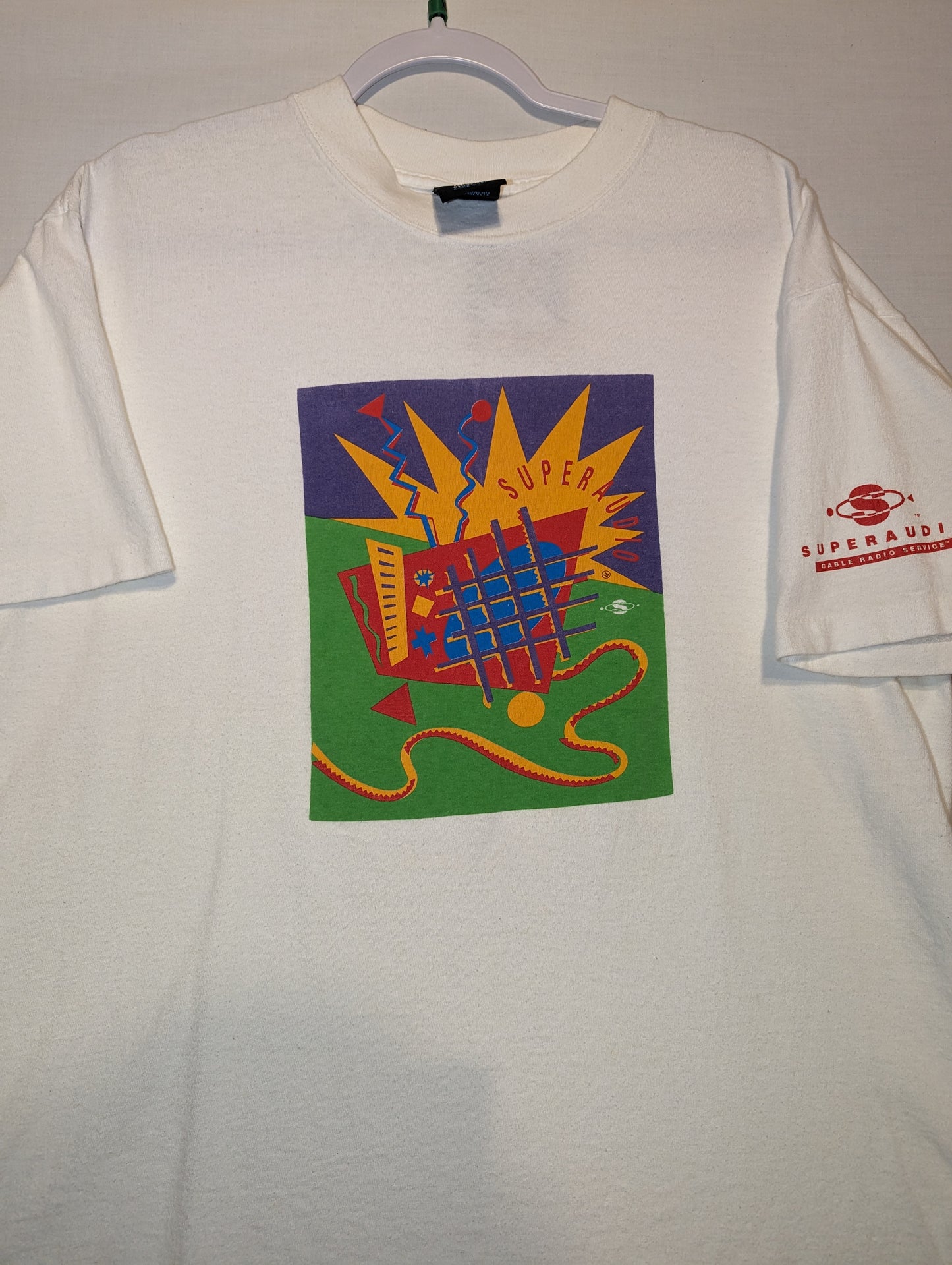 90s Superaudio Radio art t shirt