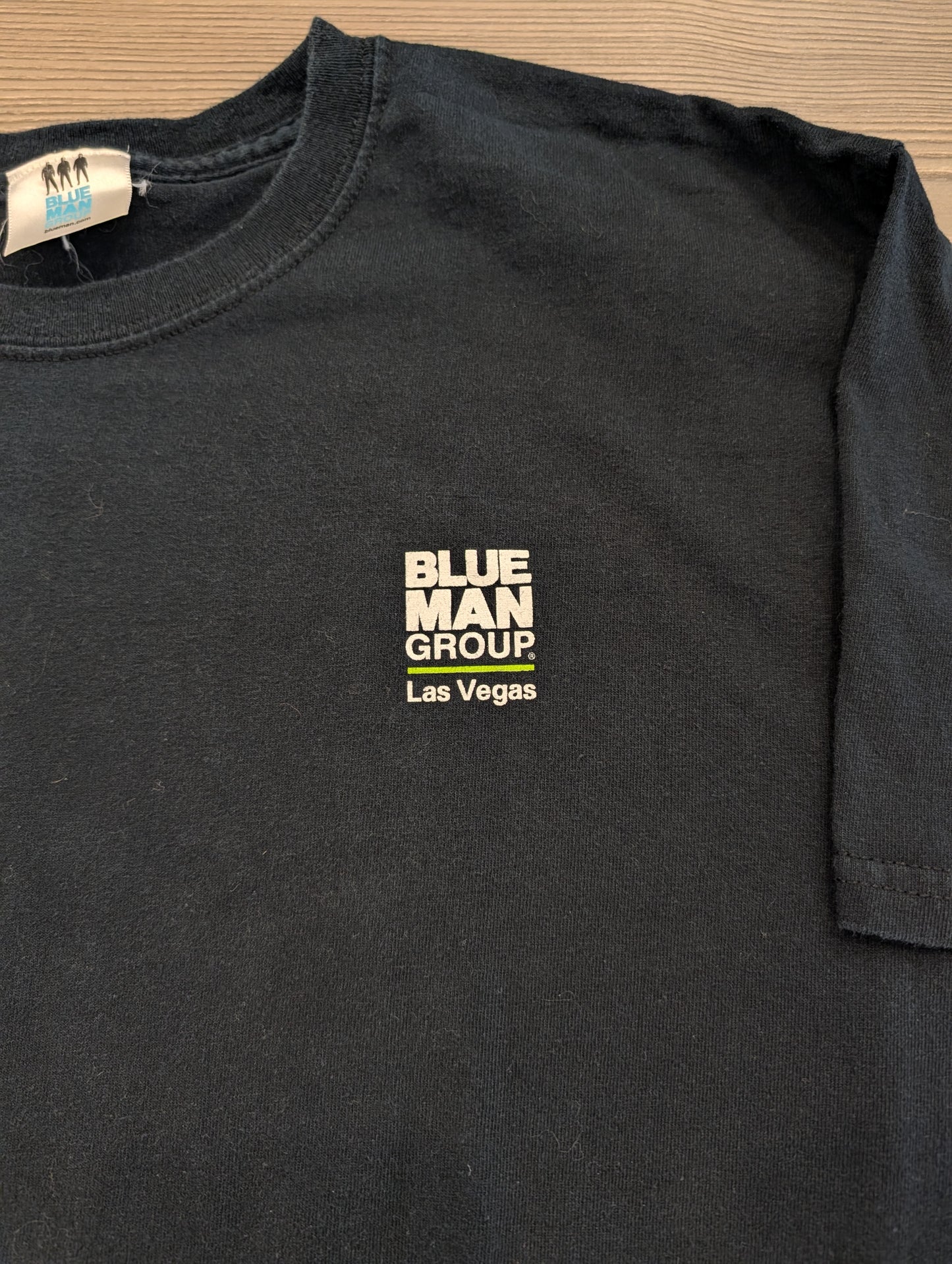 Y2K Blue Man Group Las Vegas T shirt