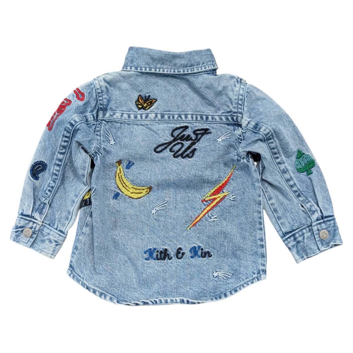 Youth Kith AOP Embroidered Art Denim Jacket
