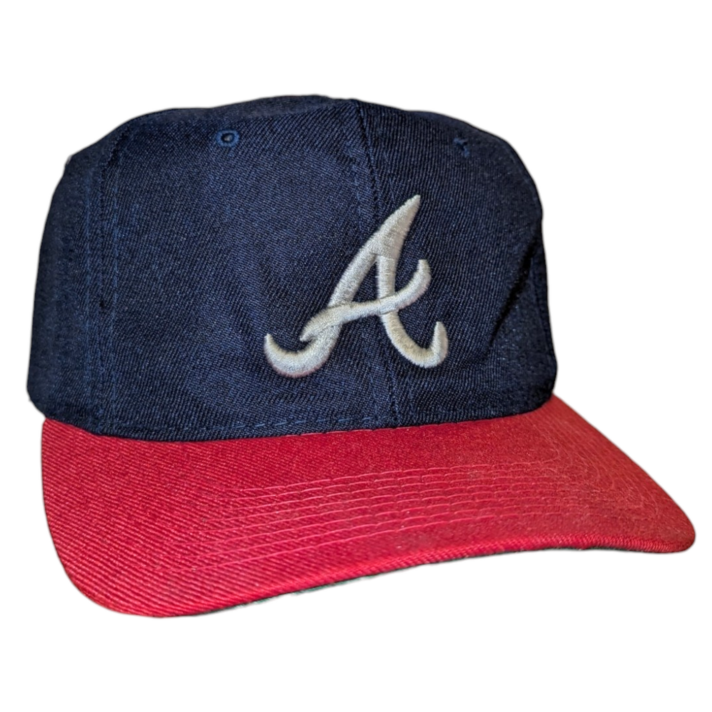 90s Wool Atlanta Braves Signatures MLB Snapback Hat