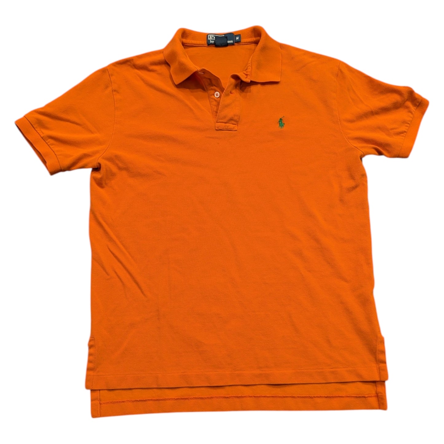 90s Ralph Lauren Solid Orange Polo Short Sleeve shirt