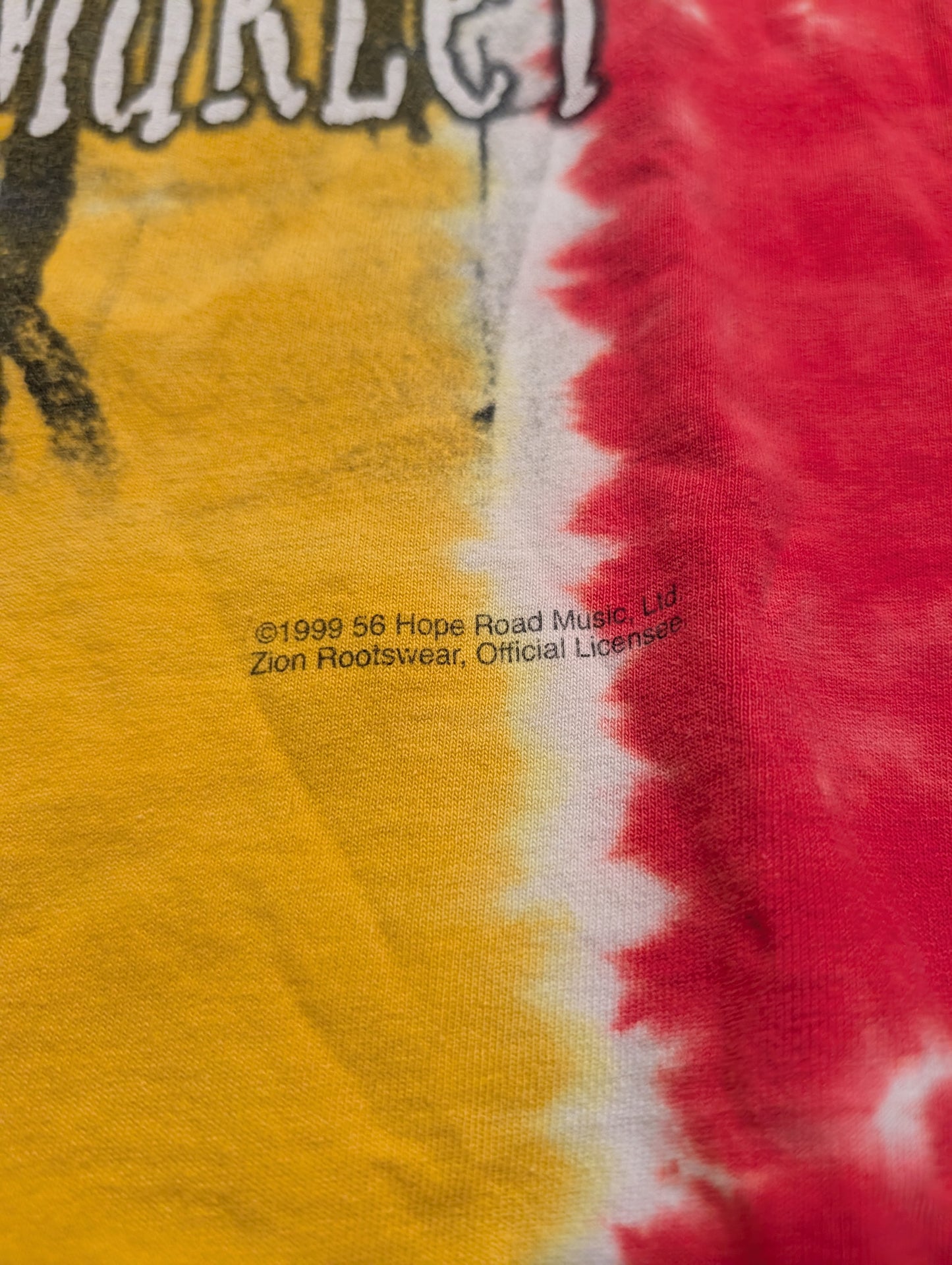 1999 Bob Marley Just Can't Live That Negative Way T shirt