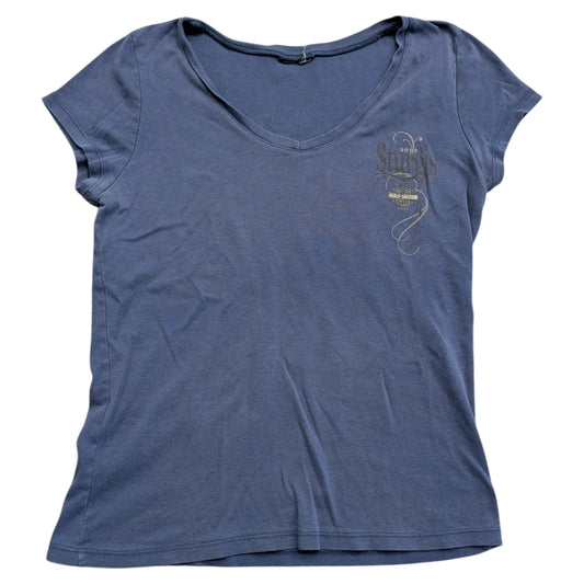 2008 Women's Sturgis Harley-Davidson Devils Tower Run T-shirt