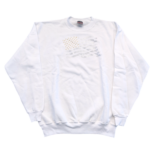 90's American Flag sweatshirt,
